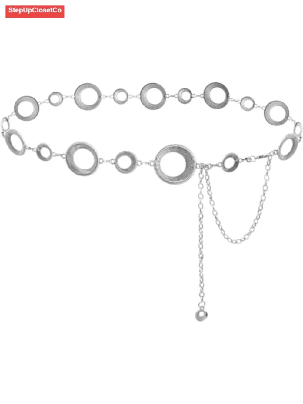 Metal Waist Chain Belt for Women Chunky Belts for Dresses